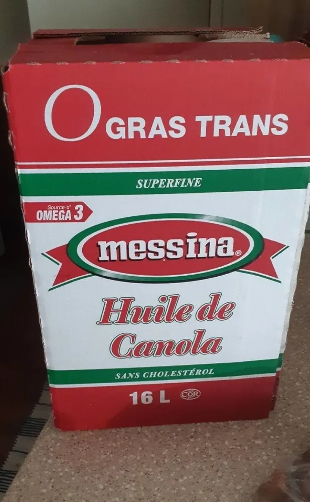 Huile de canola sans cholesterol