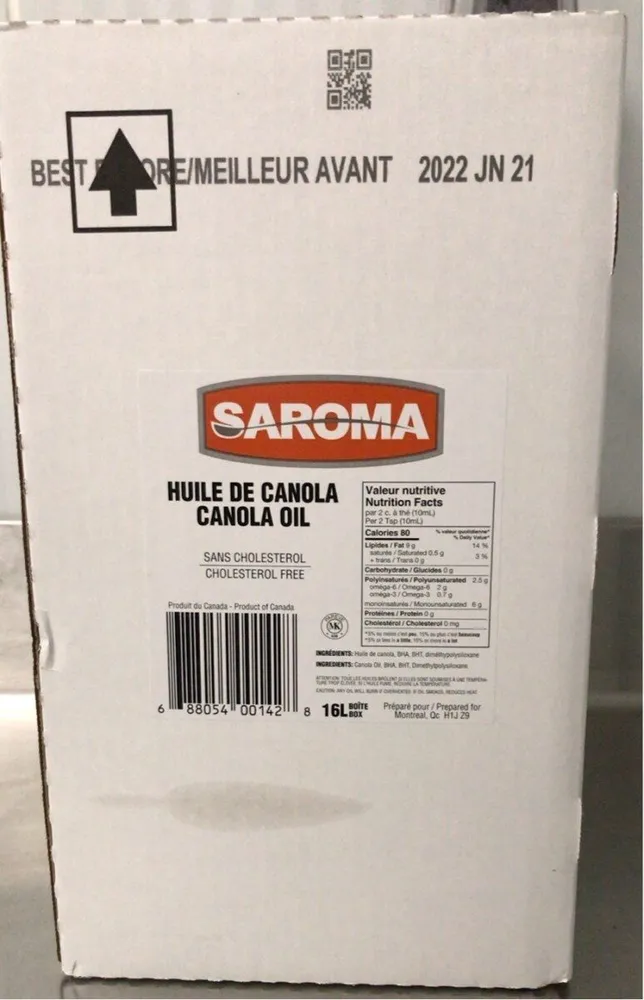 Huile de canola