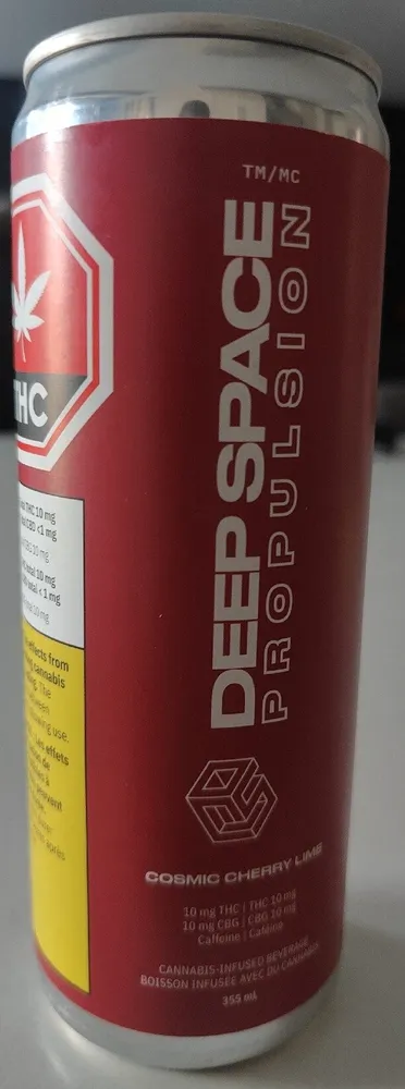 Cosmic Cherry Lime - Cannabis-infused beverage 10mg THC, 10mg CBG