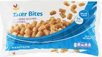 Shredded shaped potatoes tater bites