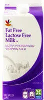 Fat free lactose free milk