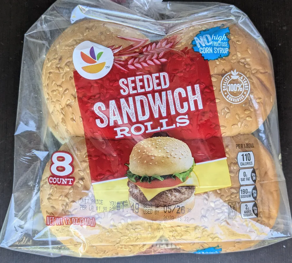 Sesame Seeded Sandwich Rolls