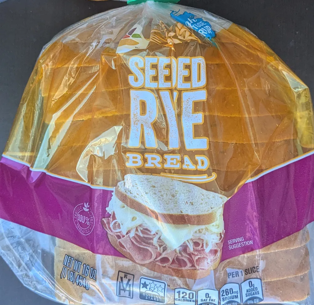Seeded rye bread