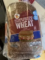 Stone ground 100% whole wheat bread