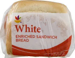 Round top enriched white bread
