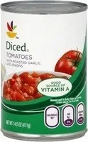 Roasted garlic and onions diced tomatoes
