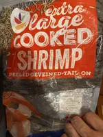 Jumbo cooked shrimp