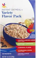 Oatmeal instant variety flavor