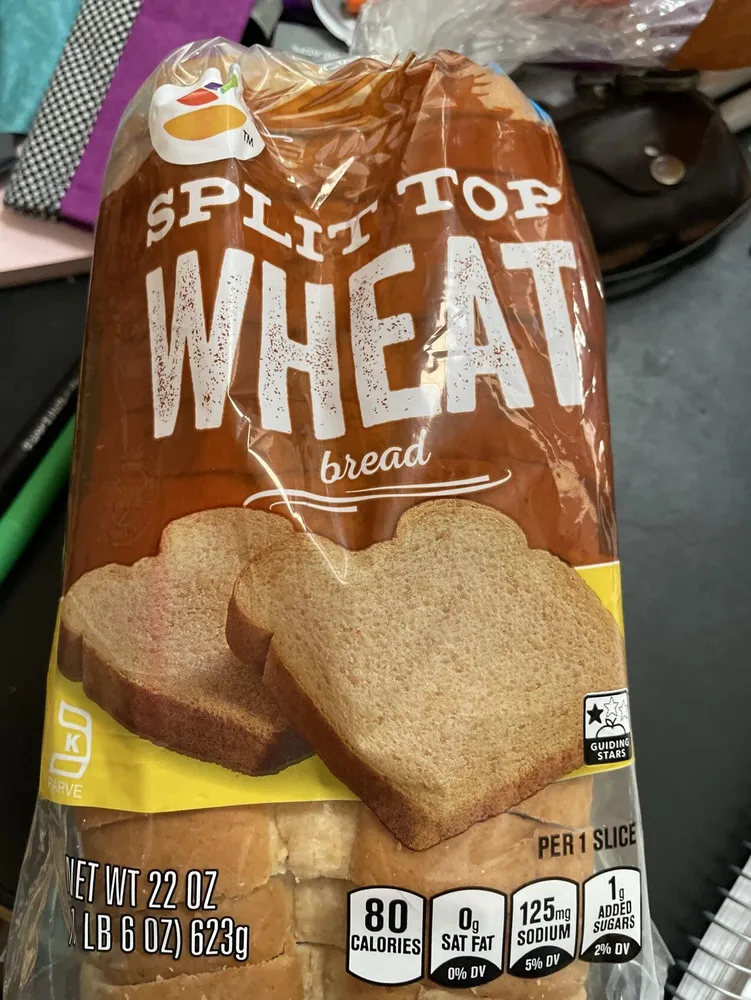 Ahold split top bread wheat
