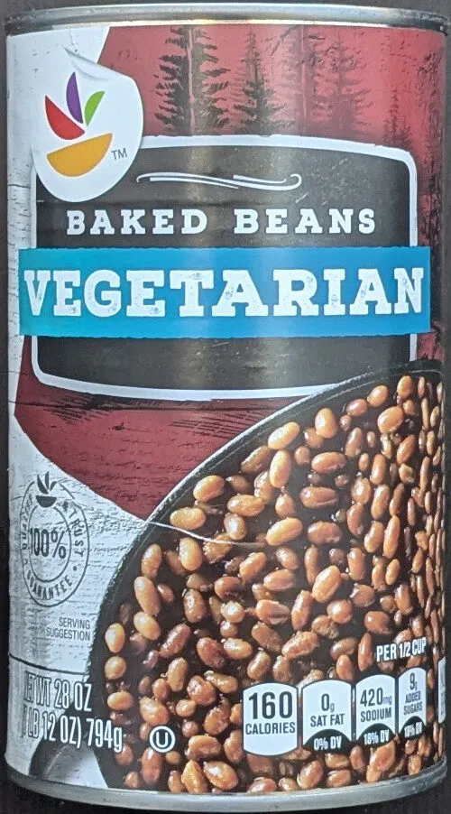 Vegetarian baked beans, vegetarian