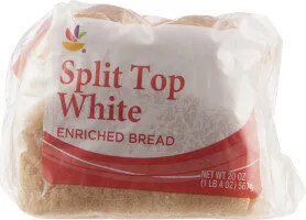 Ahold enriched bread split top white