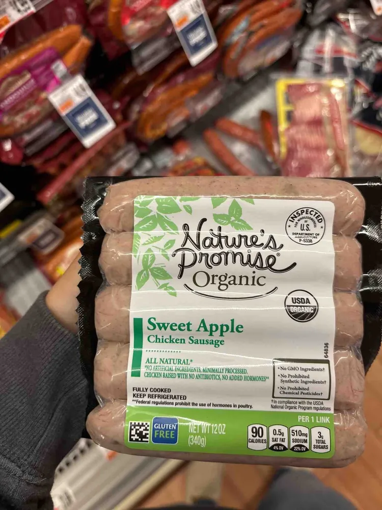 Sweet Apple Chicken Sausage
