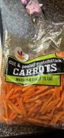 cut & peeled matchstick CARROTS