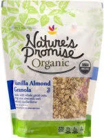 Nature's promise organic vanilla almond granola