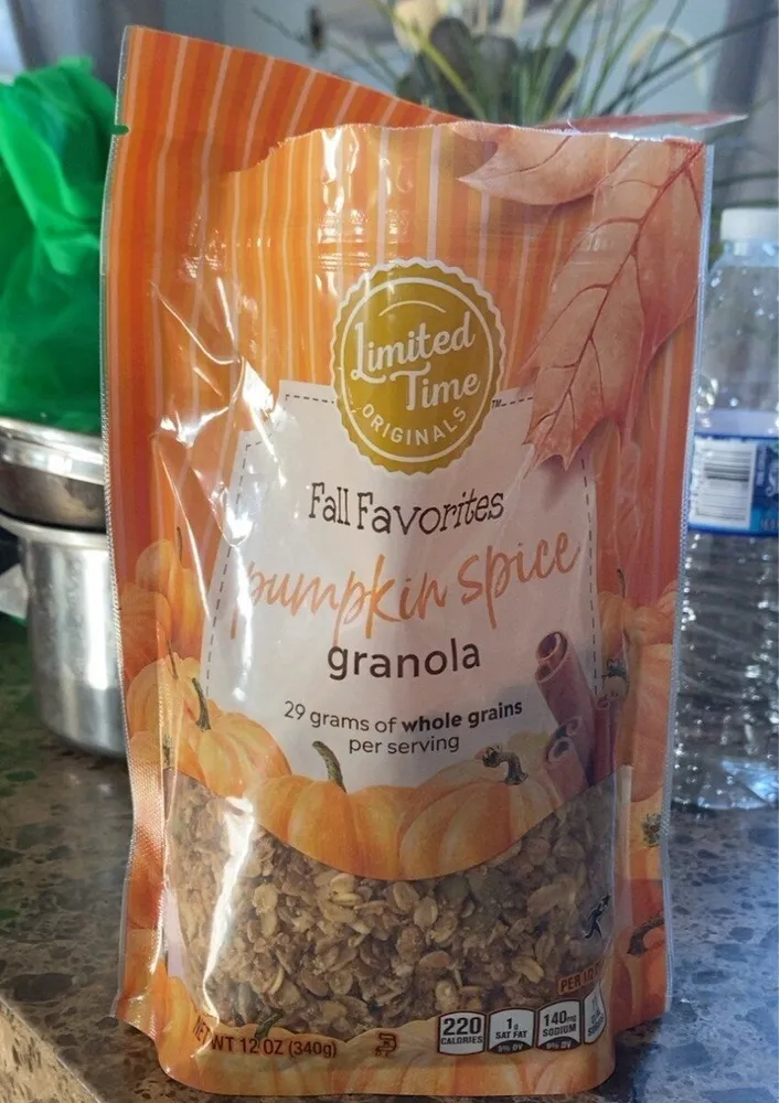 Pumpkin spice granola