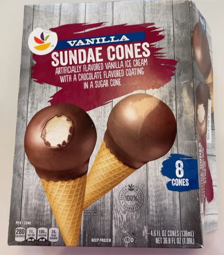 Vanilla Sundae Cones