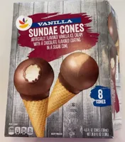 Vanilla Sundae Cones