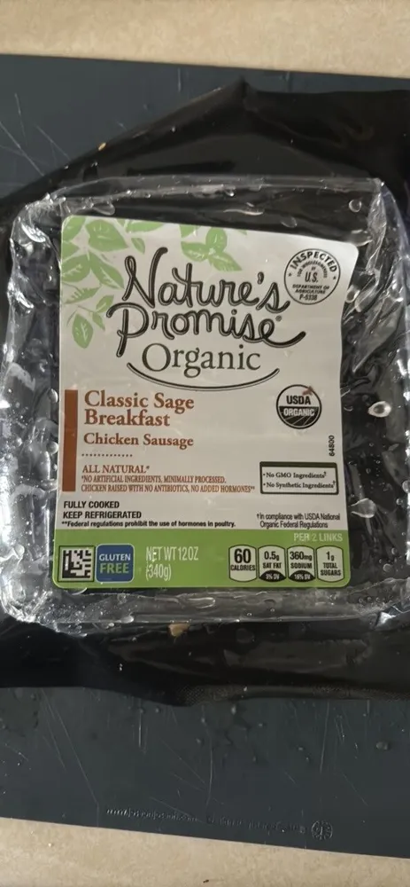 Classic Sage Breakfast Chicken Sausage