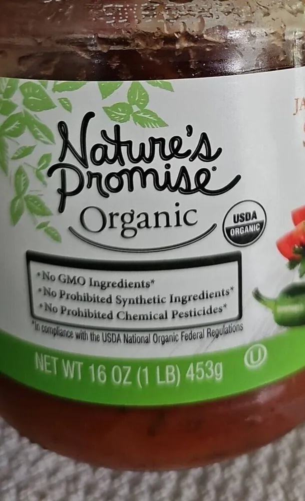 Organic jalapeño salsa