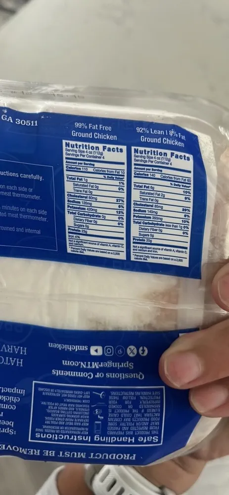 Ground White Chicken Meat