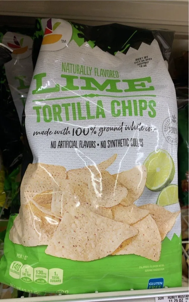 Lime tortilla chips