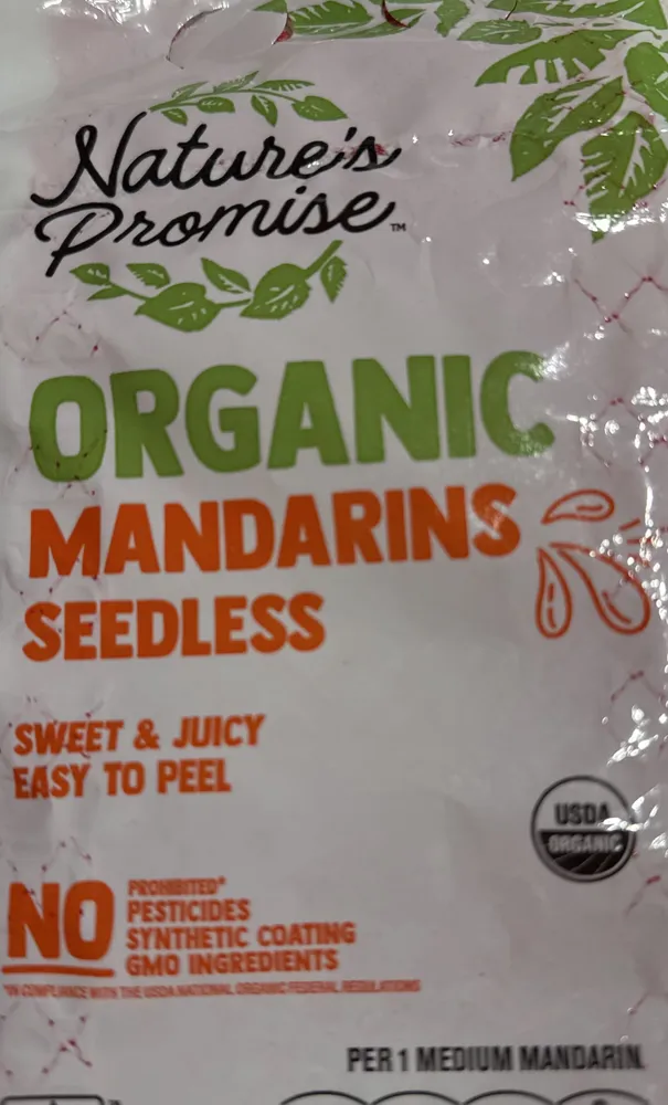 Organic Mandarin Oranges Seedless