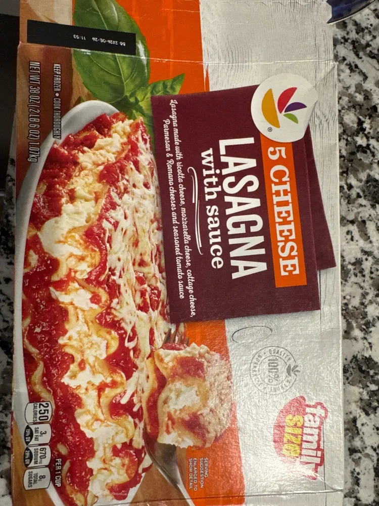 5 Cheese Lasagna
