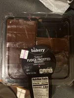 Traditional fudge frosted brownies