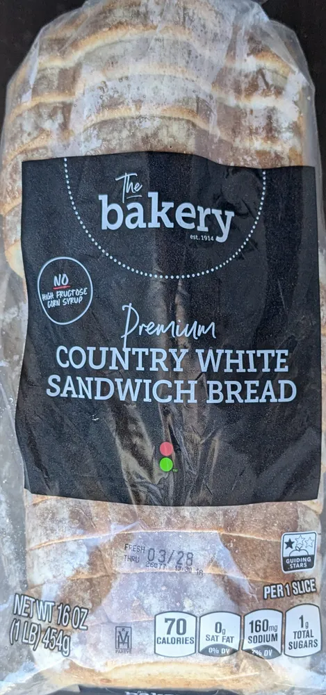 Premium Country White Sandwich Bread