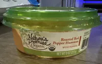 Organic Roasted Red Pepper Hummus with Topping