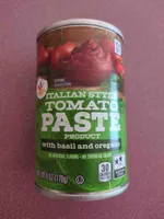 Italian Style Tomato Paste Product with basil and oregano