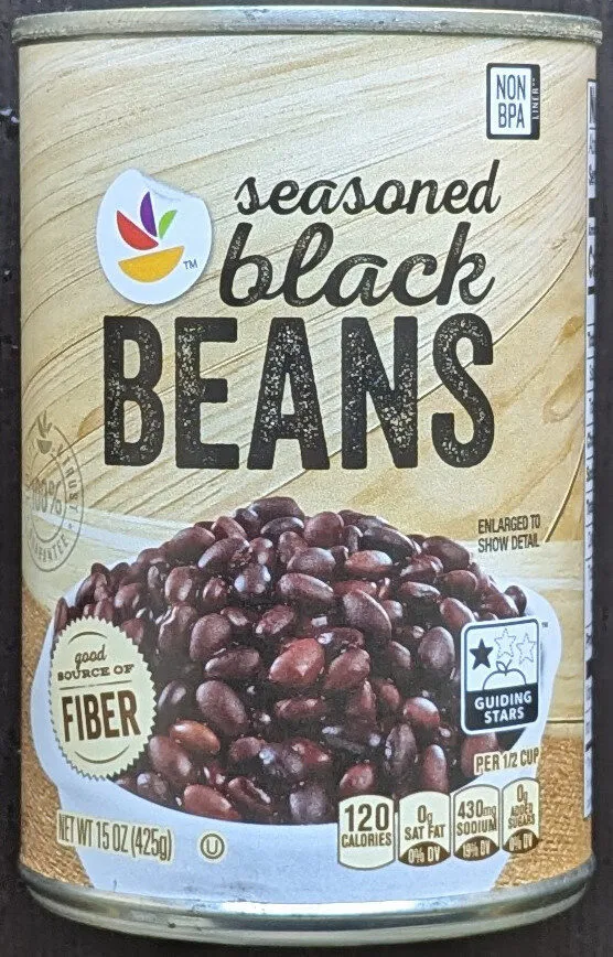 Seasoned Black Beans