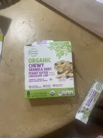Organic Chewy Granola Bars Peanut Butter Chocolate Chip Flavored