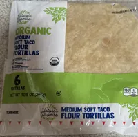Medium soft taco flour tortillas