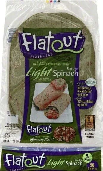 Spinach flatbread