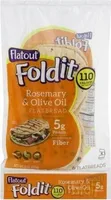 Foldit flatbreads artisan rosemary & olive oil