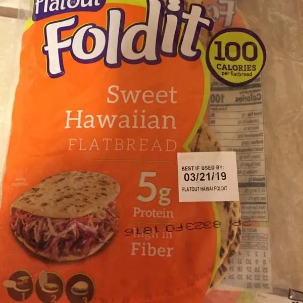 Sweet hawaiian flatbread, sweet hawaiian