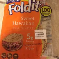 Sweet hawaiian flatbread, sweet hawaiian