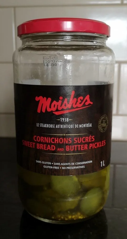 Cornichons sucrés