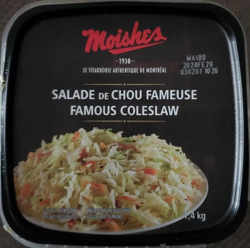 Salade de chou fameuse