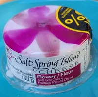 Flower soft goat cheese