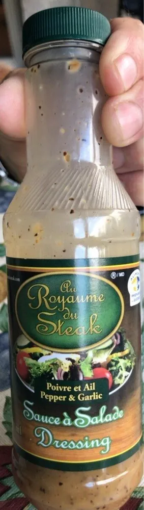 Sauce à salade poivre et ails