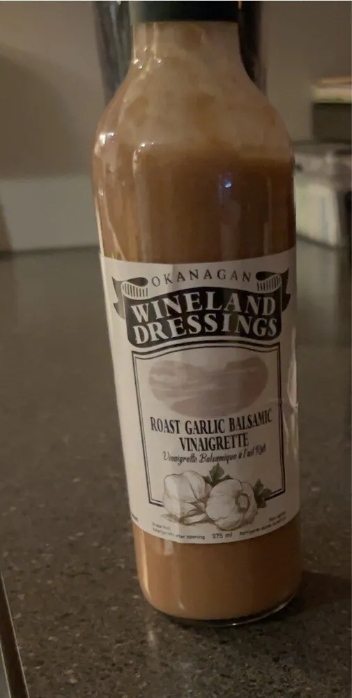 Roast garlic balsamic vinaigrette