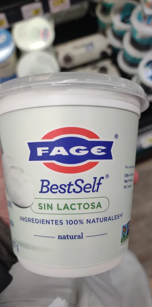 Yogur griego sin grasa fage