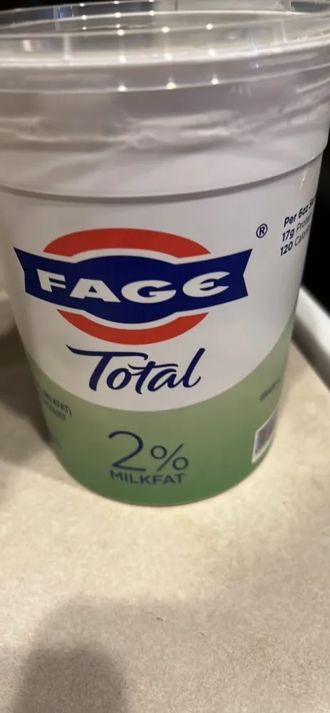 Total 2% Milkfat Lowfat Strained Yogurt