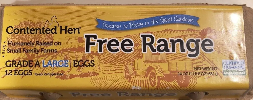 Free Range Grade A Large Eggs
