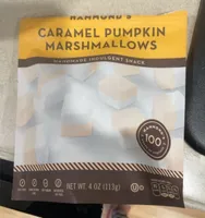 Caramel, pumpkin marshmallows