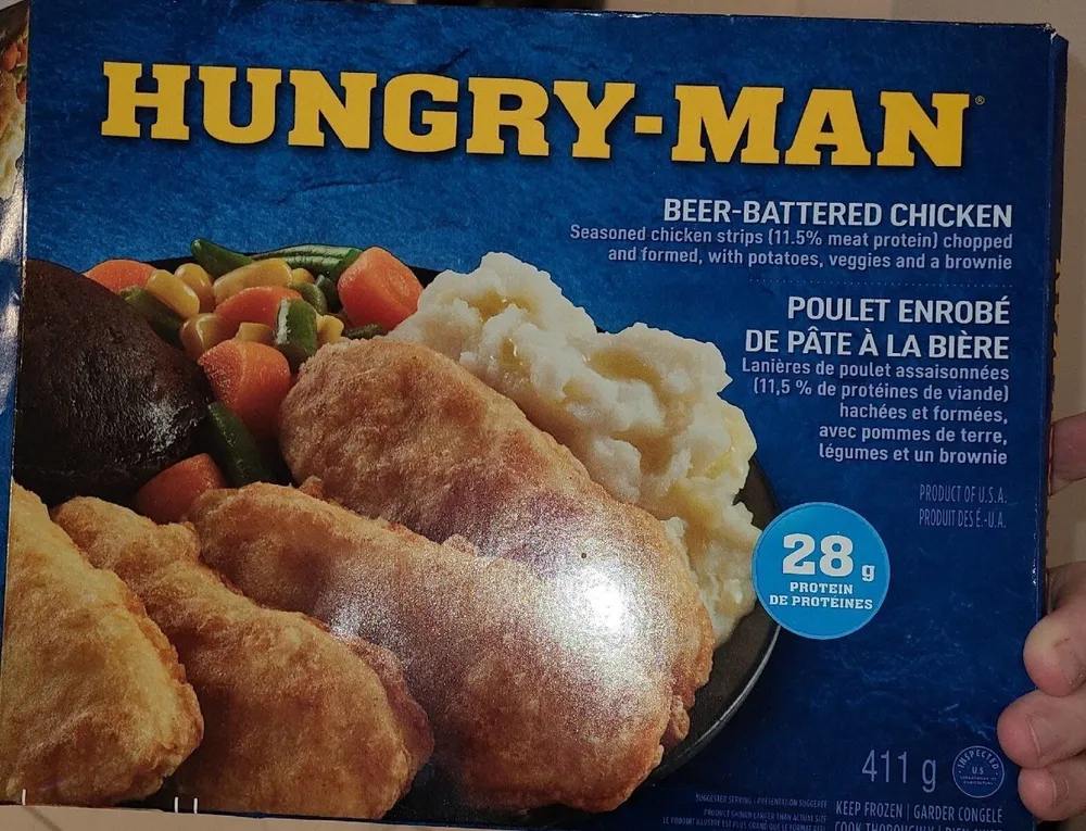 Hungry Man Beer Battered Chicken