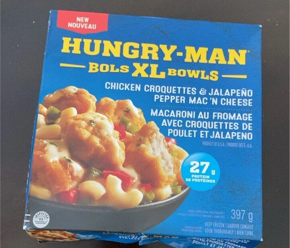Chicken Croquettes & Jalepeño Pepper Mac ‘N Cheese