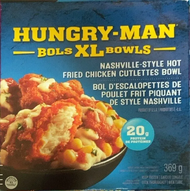 NASHVILLE-STYLE HOT FRIED CHICKEN CUTLETTES BOWL